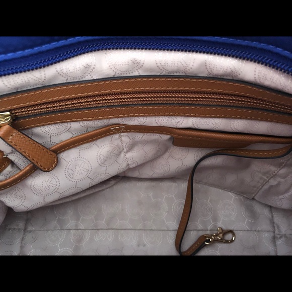Blue Michael Kors Handbag - Picture 5 of 6